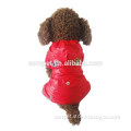 Wholesale Large Dog Clothes Red Dog Air Force Raincoat